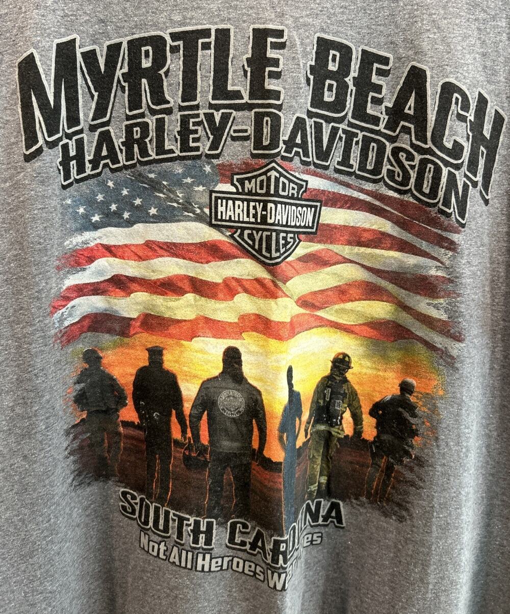 Men’s HARLEY DAVIDSON Gray Myrtle Beach South Carolina T Shirt 3XL *B4